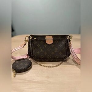 Louis Vuitton Brown Monogram Crossbody Bag